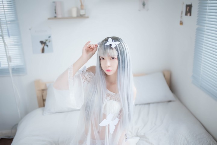 东北妹纸少女coser 疯猫Ss疯了个猫 VOL.004 白纱11968