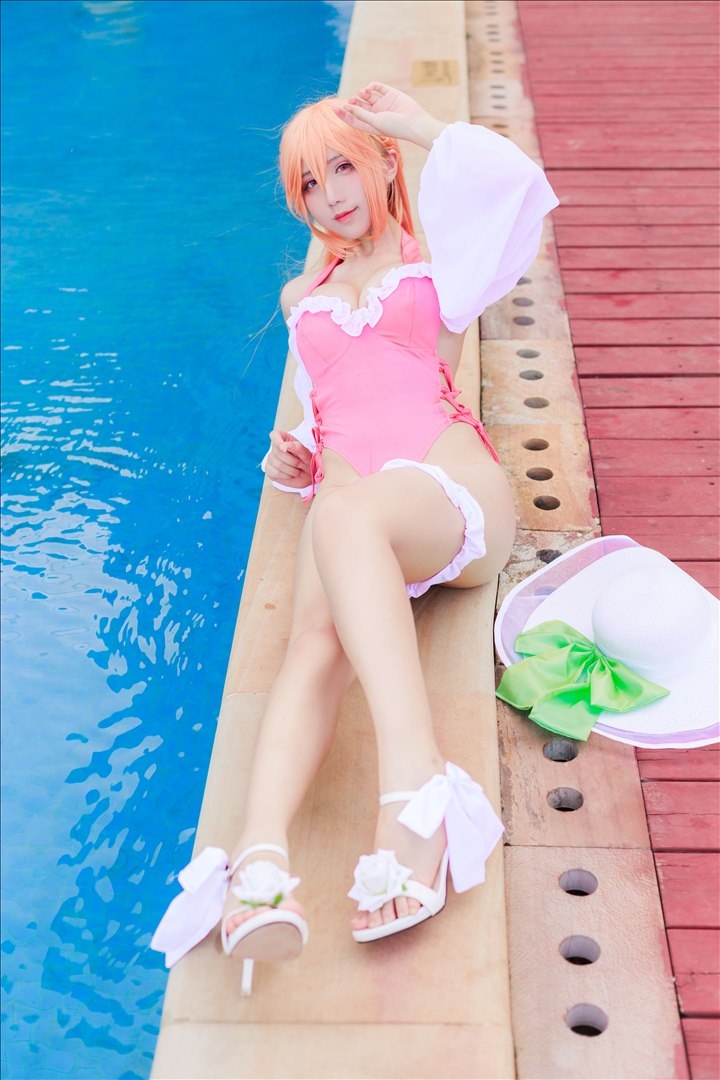 九曲Jean – 黎塞留泳装 夏日浪漫诗篇10046