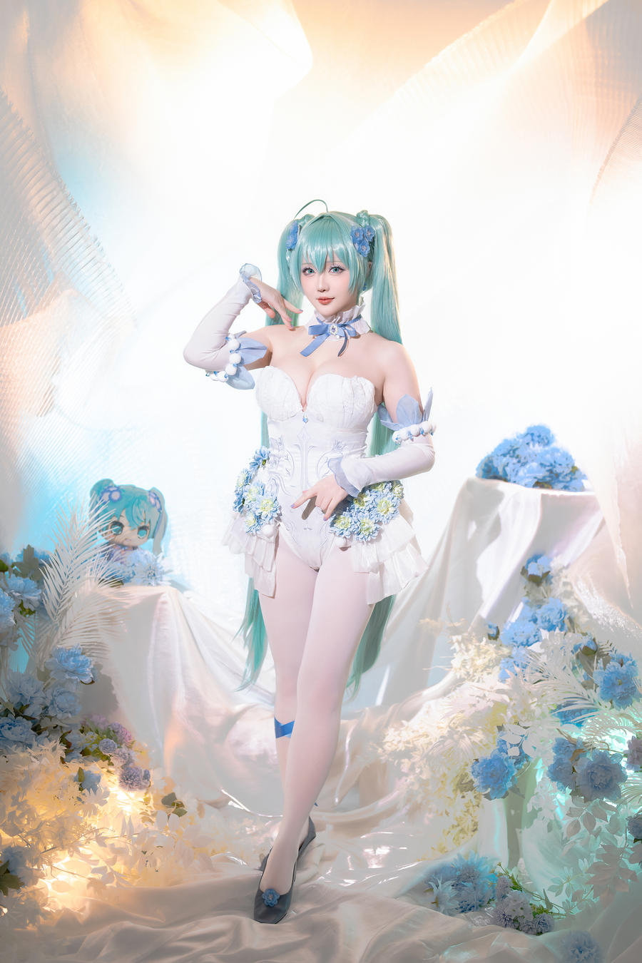 星之迟迟-年月计划初音未来粉蝶花精灵2112