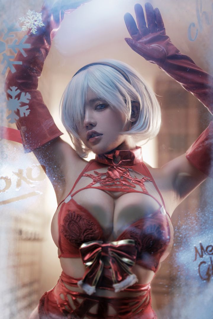 星感网红Coser@一笑芳香沁 NO.012 2B圣诞14729