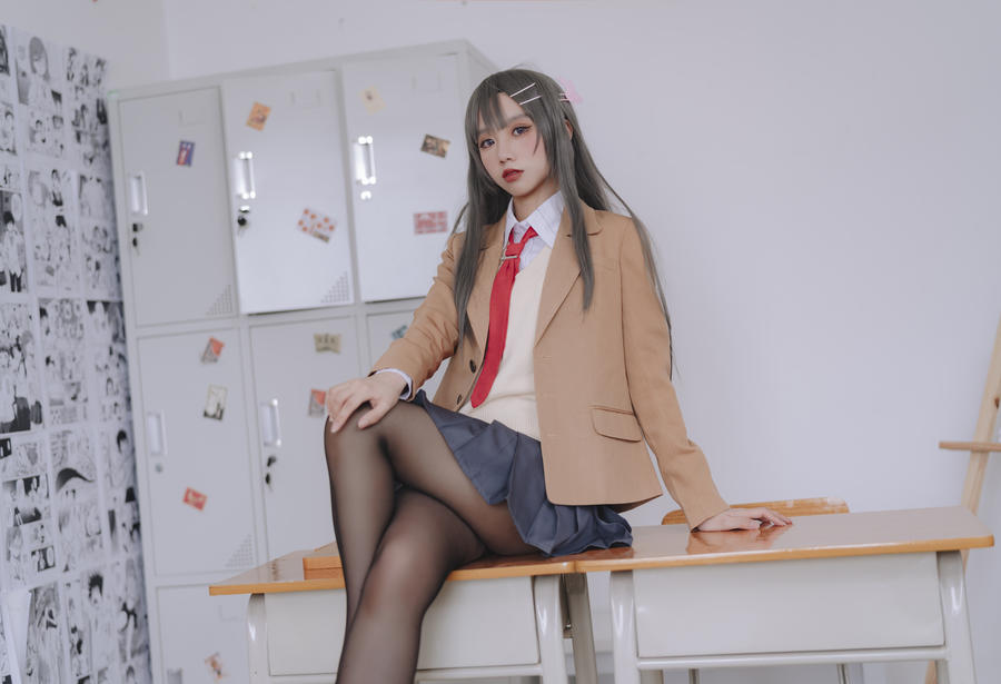 果咩酱w-麻衣校服8322