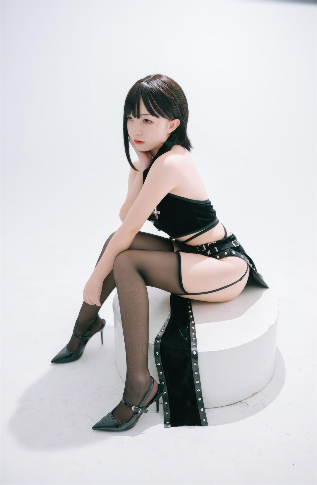 花铃-吊带袜修女30408