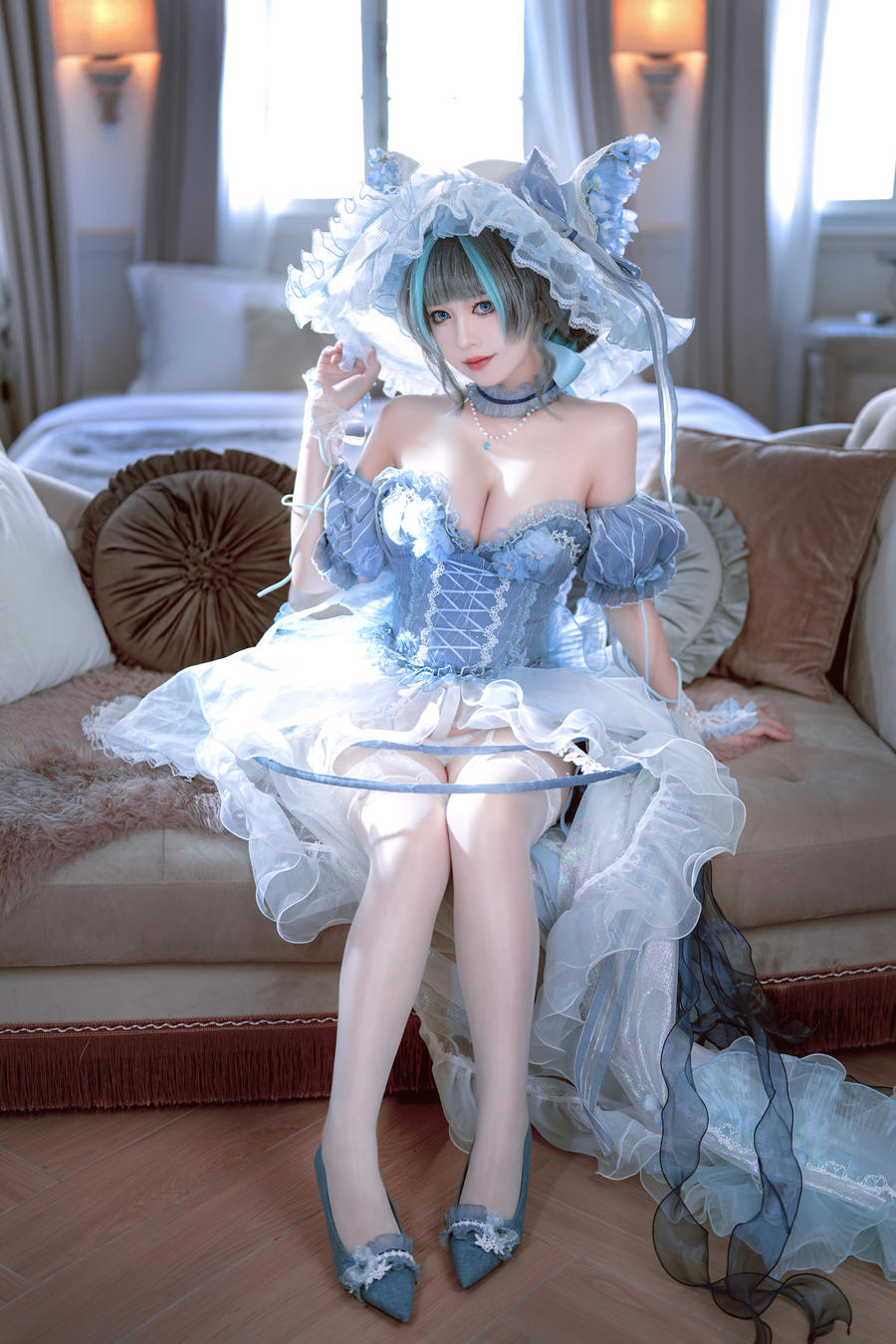 面饼仙儿-碧蓝航线柴郡废稿礼服3265