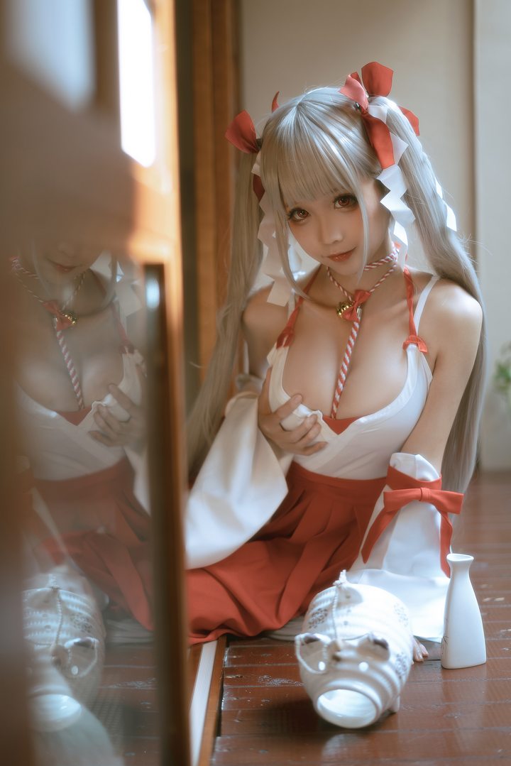 Cos蠢沫沫 VOL.096 可畏巫女[55P／787MB]12732
