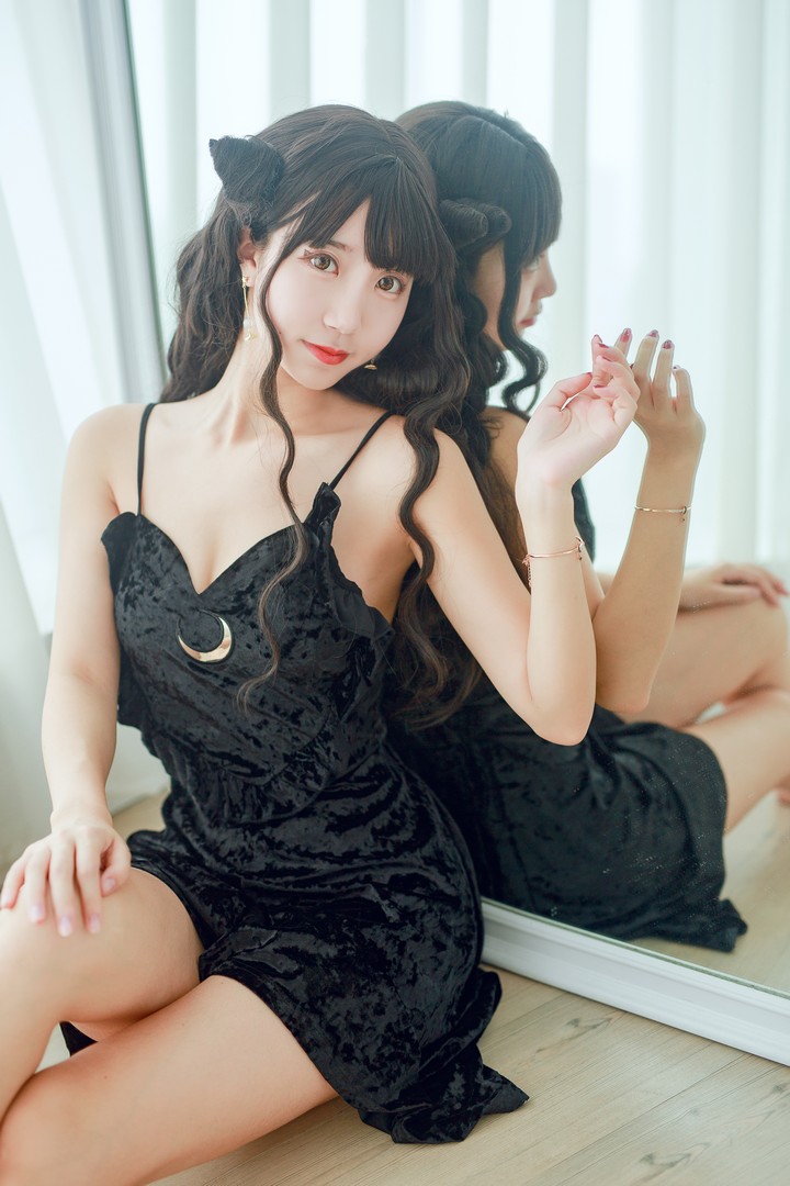 Coser@黑川 NO.001 小恶魔黑裙子完成图15312