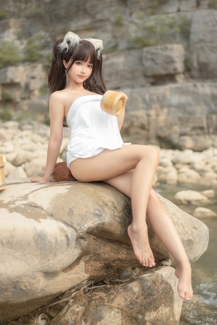 蠢沫沫cos黄豆粉猫娘140图片全集分享 可爱小猫融化了我的少男心-搬砖学院