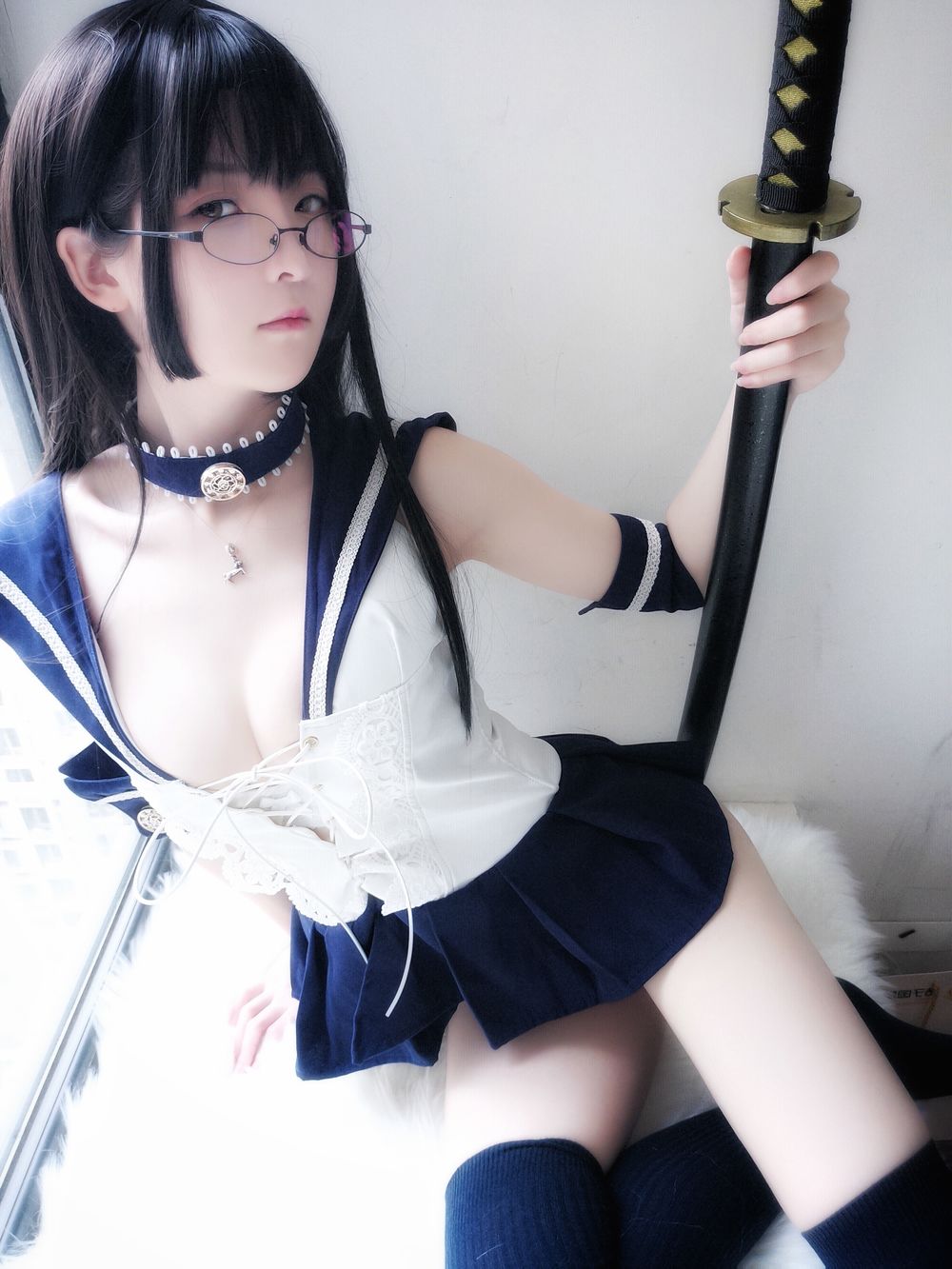 央泽的艺术魅力，NO.028《武士刀与水手服》惊艳登场-搬砖学院