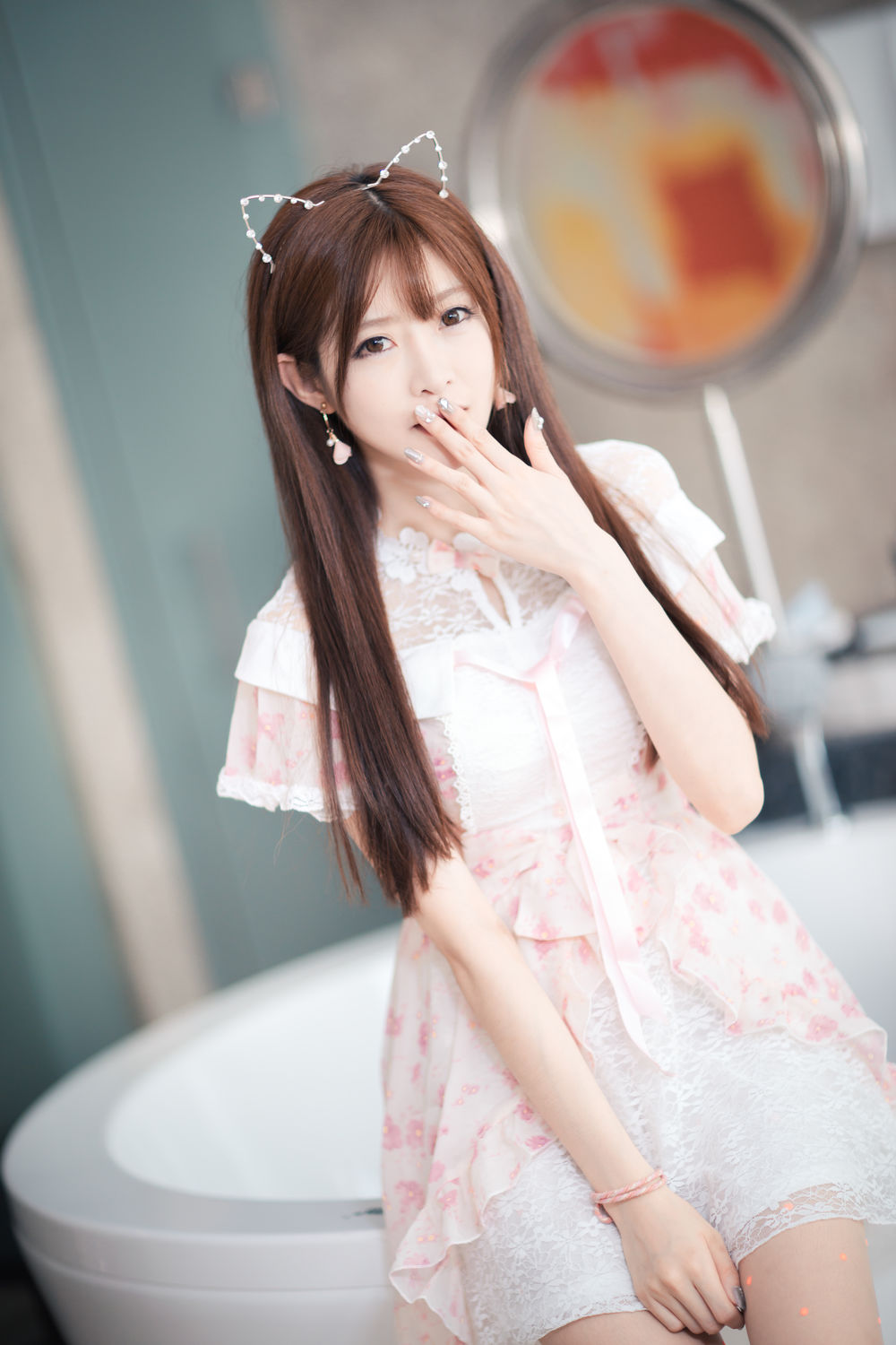王羽杉BarbieShy-粉色连衣裙21365