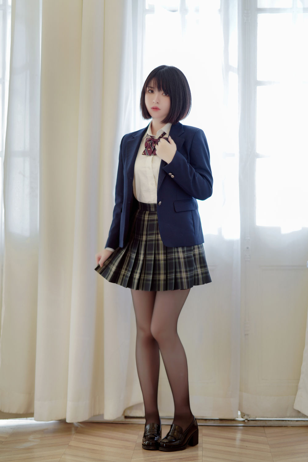 面饼仙儿-彼女制服姿好3353